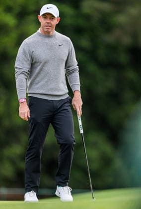 260407 Rory McIlroy of Northern Ireland during a practice round prior to the 2026 Masters Golf Tournament on April 7, 2026 in Augusta. Photo: Petter Arvidson BILDBYRAN kod PA PA1191 golf masters bbeng the masters augusta Copyright: PETTERxARVIDSON BB260407PA042