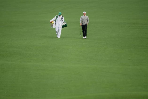 260407 Rory McIlroy of Northern Ireland during a practice round prior to the 2026 Masters Golf Tournament on April 7, 2026 in Augusta. Photo: Petter Arvidson BILDBYRAN kod PA PA1191 golf masters bbeng the masters augusta Copyright: PETTERxARVIDSON BB260407PA044
