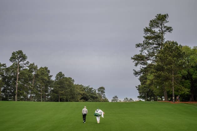 260407 Rory McIlroy of Northern Ireland during a practice round prior to the 2026 Masters Golf Tournament on April 7, 2026 in Augusta. Photo: Petter Arvidson BILDBYRAN kod PA PA1191 golf masters bbeng the masters augusta Copyright: PETTERxARVIDSON BB260407PA036