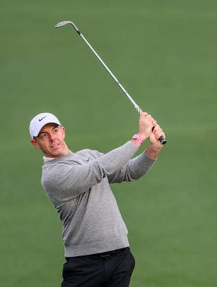 260407 Rory McIlroy of Northern Ireland during a practice round prior to the 2026 Masters Golf Tournament on April 7, 2026 in Augusta. Photo: Petter Arvidson BILDBYRAN kod PA PA1191 golf masters bbeng the masters augusta Copyright: PETTERxARVIDSON BB260407PA046