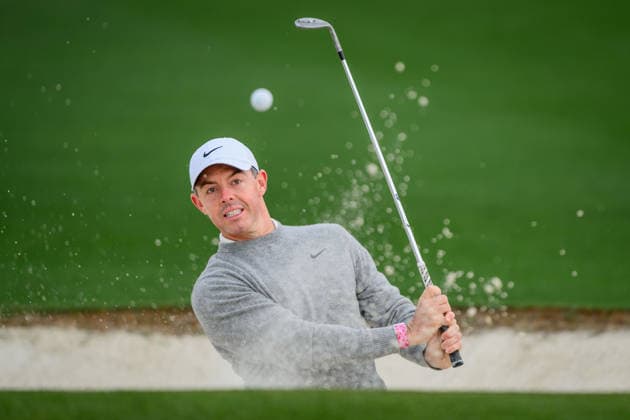 260407 Rory McIlroy of Northern Ireland during a practice round prior to the 2026 Masters Golf Tournament on April 7, 2026 in Augusta. Photo: Petter Arvidson BILDBYRAN kod PA PA1191 golf masters bbeng the masters augusta Copyright: PETTERxARVIDSON BB260407PA047