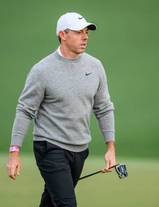 260407 Rory McIlroy of Northern Ireland during a practice round prior to the 2026 Masters Golf Tournament on April 7, 2026 in Augusta. Photo: Petter Arvidson BILDBYRAN kod PA PA1191 golf masters bbeng the masters augusta Copyright: PETTERxARVIDSON BB260407PA048