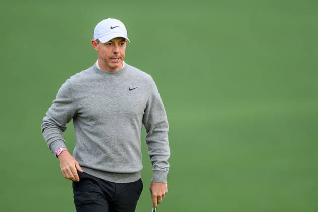 260407 Rory McIlroy of Northern Ireland during a practice round prior to the 2026 Masters Golf Tournament on April 7, 2026 in Augusta. Photo: Petter Arvidson BILDBYRAN kod PA PA1191 golf masters bbeng the masters augusta Copyright: PETTERxARVIDSON BB260407PA052