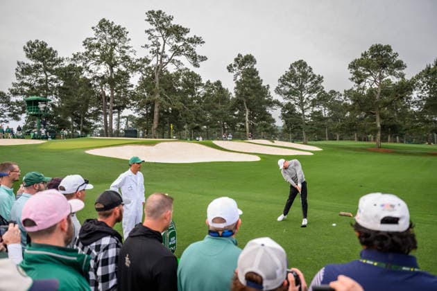 260407 Rory McIlroy of Northern Ireland during a practice round prior to the 2026 Masters Golf Tournament on April 7, 2026 in Augusta. Photo: Petter Arvidson BILDBYRAN kod PA PA1191 golf masters bbeng the masters augusta Copyright: PETTERxARVIDSON BB260407PA054