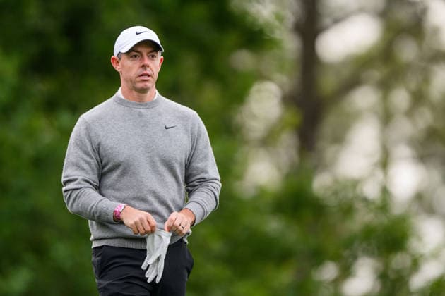260407 Rory McIlroy of Northern Ireland during a practice round prior to the 2026 Masters Golf Tournament on April 7, 2026 in Augusta. Photo: Petter Arvidson BILDBYRAN kod PA PA1191 golf masters bbeng the masters augusta Copyright: PETTERxARVIDSON BB260407PA056