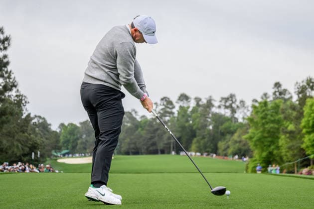 260407 Rory McIlroy of Northern Ireland during a practice round prior to the 2026 Masters Golf Tournament on April 7, 2026 in Augusta. Photo: Petter Arvidson BILDBYRAN kod PA PA1191 golf masters bbeng the masters augusta Copyright: PETTERxARVIDSON BB260407PA068