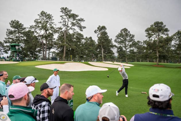 260407 Rory McIlroy of Northern Ireland during a practice round prior to the 2026 Masters Golf Tournament on April 7, 2026 in Augusta. Photo: Petter Arvidson BILDBYRAN kod PA PA1191 golf masters bbeng the masters augusta Copyright: PETTERxARVIDSON BB260407PA055