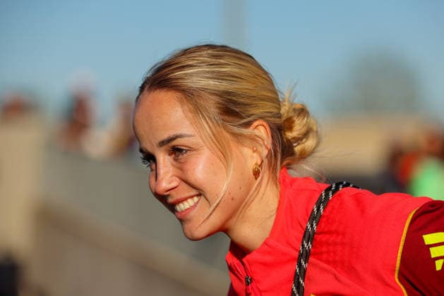 Herzogenaurach, Deutschland 07. April 2026: Medienoffenes Training der deutschen Fußballnationalmannschaft der Frauen zur Vorbereitung auf die WM-Qualifikation Im Bild: Giulia Gwinn (Deutschland) Copyright: HMBxMedia MadeleinexFantini