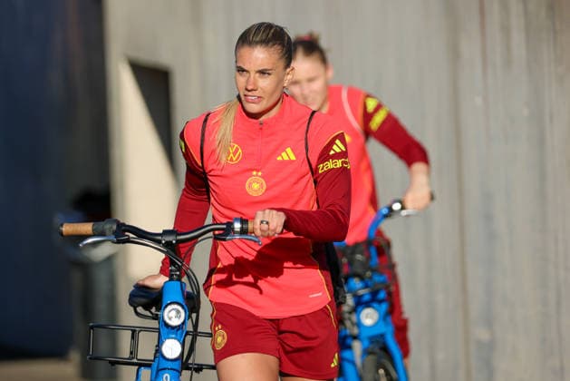 Herzogenaurach, Deutschland 07. April 2026: Medienoffenes Training der deutschen Fußballnationalmannschaft der Frauen zur Vorbereitung auf die WM-Qualifikation Im Bild: Selina Cerci (Deutschland) Copyright: HMBxMedia MadeleinexFantini