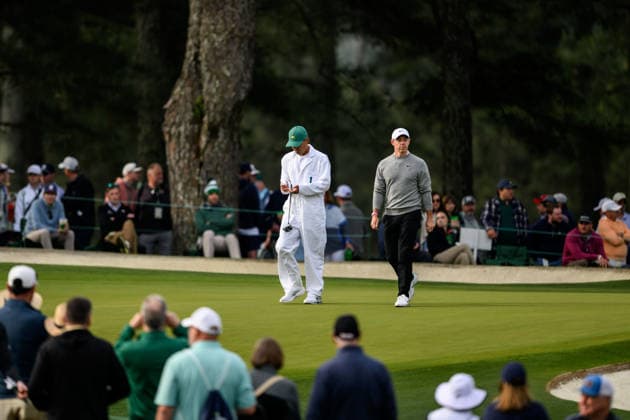 260407 Rory McIlroy of Northern Ireland during a practice round prior to the 2026 Masters Golf Tournament on April 7, 2026 in Augusta. Photo: Petter Arvidson BILDBYRAN kod PA PA1191 golf masters bbeng the masters augusta Copyright: PETTERxARVIDSON BB260407PA070