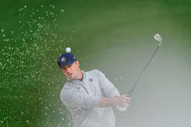 260407 Bryson DeChambeau of the United States during a practice round prior to the 2026 Masters Golf Tournament on April 7, 2026 in Augusta. Photo: Petter Arvidson BILDBYRAN kod PA PA1191 golf masters bbeng the masters augusta Copyright: PETTERxARVIDSON BB260407PA076