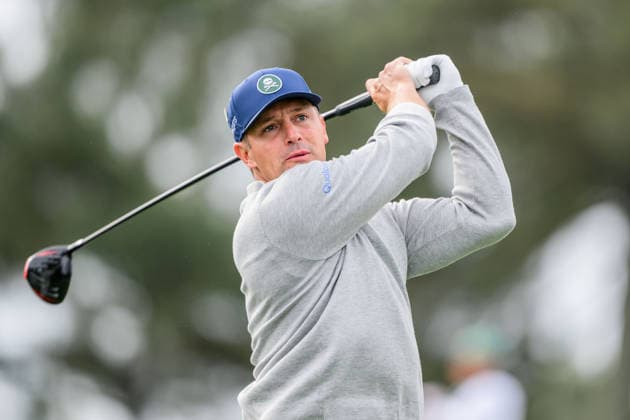 260407 Bryson DeChambeau of the United States during a practice round prior to the 2026 Masters Golf Tournament on April 7, 2026 in Augusta. Photo: Petter Arvidson BILDBYRAN kod PA PA1191 golf masters bbeng the masters augusta Copyright: PETTERxARVIDSON BB260407PA080