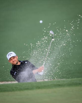 260407 Xander Schauffele of the United States during a practice round prior to the 2026 Masters Golf Tournament on April 7, 2026 in Augusta. Photo: Petter Arvidson BILDBYRAN kod PA PA1191 golf masters bbeng the masters augusta Copyright: PETTERxARVIDSON BB260407PA082