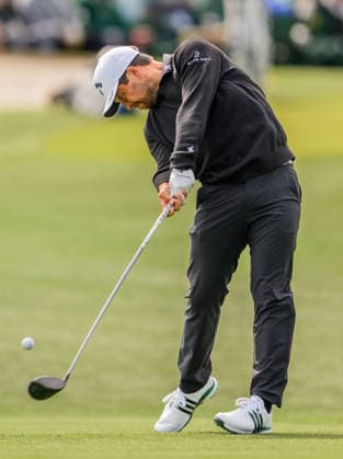 260407 Xander Schauffele of the United States during a practice round prior to the 2026 Masters Golf Tournament on April 7, 2026 in Augusta. Photo: Petter Arvidson BILDBYRAN kod PA PA1191 golf masters bbeng the masters augusta Copyright: PETTERxARVIDSON BB260407PA088