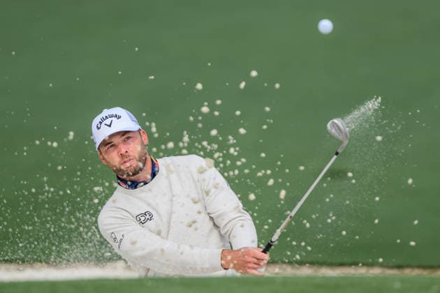 260407 Sam Burns of the United States during a practice round prior to the 2026 Masters Golf Tournament on April 7, 2026 in Augusta. Photo: Petter Arvidson BILDBYRAN kod PA PA1191 golf masters bbeng the masters augusta Copyright: PETTERxARVIDSON BB260407PA093