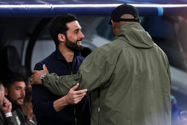 UEFA Champions League 2025 2026 quarter-final, Real Madrid FC Bayern Munich, at Estadio Bernabeu in Madrid Spain April 07, 2026, Madrid, Madrid, Spain: Alvaro Arbeloa of Real Madrid during the UEFA Champions League 2025 2026 quarter-final, Real Madrid FC Bayern Munich, at Estadio Bernabeu in Madrid Spain Madrid Madrid Spain Copyright: xAlejandroxMatiasx