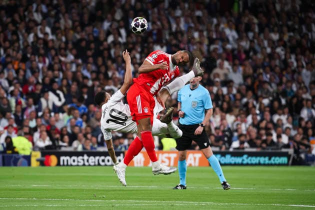UEFA Champions League 2025 2026 quarter-final, Real Madrid FC Bayern Munich, at Estadio Bernabeu in Madrid Spain April 07, 2026, Madrid, Madrid, Spain: Kylian Mbappe of Real Madrid during the UEFA Champions League 2025 2026 quarter-final, Real Madrid FC Bayern Munich, at Estadio Bernabeu in Madrid Spain Madrid Madrid Spain Copyright: xAlejandroxMatiasx