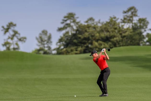 260407 Mike Weir of Canada during a practice round prior to the 2026 Masters Golf Tournament on April 7, 2026 in Augusta. Photo: Petter Arvidson BILDBYRAN kod PA PA1191 golf masters bbeng the masters augusta Copyright: PETTERxARVIDSON BB260407PA100