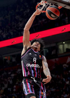 Crvena Zvezda v Paris Basketball, Euroleague, season 2025 2026, round 36 Belgrade, Serbia. 7th April, 2026. Jared Rhoden, 8 of Paris Basketball during Euroleague basketball match between Crvena Zvezda (Red Star) and Paris on April 7. 2026. in Belgrade, Serbia. Belgrade Serbia Copyright: xPedjaxMilosavljevic STARSPORTx