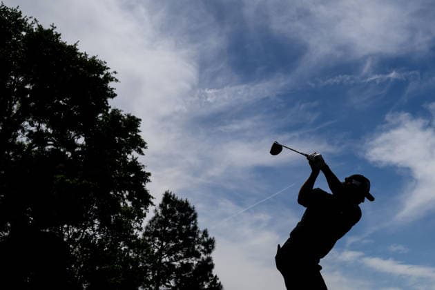 260407 Marco Penge of England during a practice round prior to the 2026 Masters Golf Tournament on April 7, 2026 in Augusta. Photo: Petter Arvidson BILDBYRAN kod PA PA1191 golf masters bbeng the masters augusta genre siluett Copyright: PETTERxARVIDSON BB260407PA103