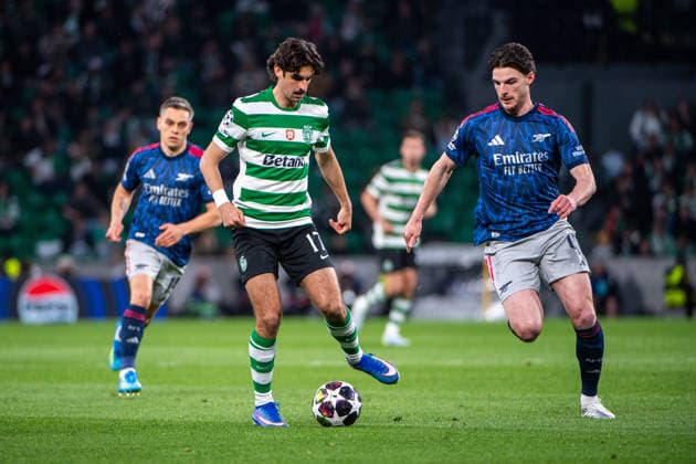 April 7, 2026, Lisbon, Lisbon, Portugal: LISBON, PORTUGAL - APRIL 07: FRANCISCO TRINCAO of Sporting CP is seen on action during the the UEFA Champions League 2025 26 Quarter-Final First Leg match between Sporting Clube de Portugal and Arsenal FC at Estadio Jose Alvalade on April 07, 2026 in Lisbon, Portugal. Sporting CP X Arsenal - UEFA Champions League 2025 26  - ZUMAl192 20260407_zsp_l192_010 Copyright: xMiguelxLemosx