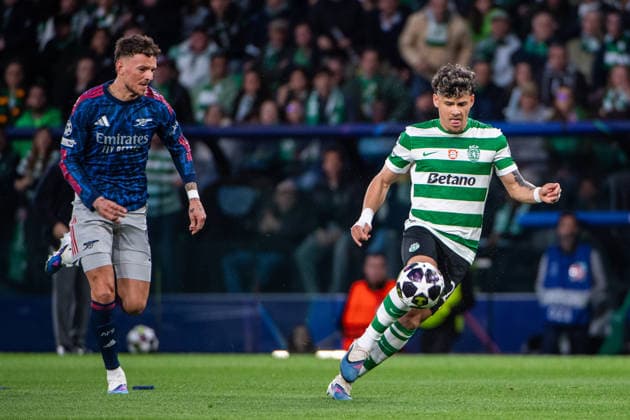 April 7, 2026, Lisbon, Lisbon, Portugal: LISBON, PORTUGAL - APRIL 07: MAXI ARAUJO of Sporting CP is seen on action during the the UEFA Champions League 2025 26 Quarter-Final First Leg match between Sporting Clube de Portugal and Arsenal FC at Estadio Jose Alvalade on April 07, 2026 in Lisbon, Portugal. Sporting CP X Arsenal - UEFA Champions League 2025 26  - ZUMAl192 20260407_zsp_l192_018 Copyright: xMiguelxLemosx