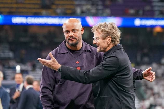 Spanien: Fussball UEFA Champions League 2025 2026, Viertelfinale - Real Madrid vs FC Bayern München - Bernabeu (Madrid): Vincent Kompany (Trainer, FC Bayern München) Copyright: xJOERANxSTEINSIEKx