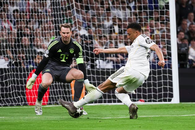 UEFA Champions League 2025 2026 quarter-final, Real Madrid FC Bayern Munich, at Estadio Bernabeu in Madrid Spain April 07, 2026, Madrid, Madrid, Spain: Kylian Mbappe of Real Madrid during the UEFA Champions League 2025 2026 quarter-final, Real Madrid FC Bayern Munich, at Estadio Bernabeu in Madrid Spain Madrid Madrid Spain Copyright: xAlejandroxMatiasx