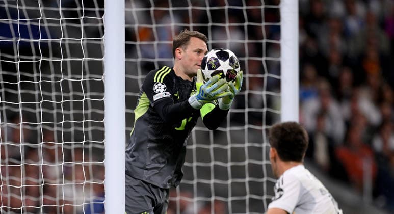 FUSSBALL CHAMPIONS LEAGUE SAISON 2025 2026 Viertelfinal Hinspiel 07.04.2026 Real Madrid - FC Bayern Muenchen Torwart Manuel Neuer (FC Bayern Muenchen)