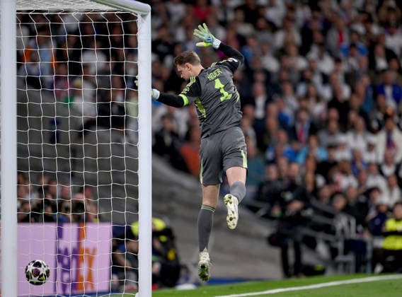 FUSSBALL CHAMPIONS LEAGUE SAISON 2025 2026 Viertelfinal Hinspiel 07.04.2026 Real Madrid - FC Bayern Muenchen Torwart Manuel Neuer (FC Bayern Muenchen)
