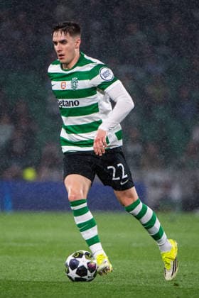 April 7, 2026, Lisbon, Lisbon, Portugal: LISBON, PORTUGAL - APRIL 07: IVAN FRESNEDA of Sporting CP is seen on action during the the UEFA Champions League 2025 26 Quarter-Final First Leg match between Sporting Clube de Portugal and Arsenal FC at Estadio Jose Alvalade on April 07, 2026 in Lisbon, Portugal. Sporting CP X Arsenal - UEFA Champions League 2025 26  - ZUMAl192 20260407_zsp_l192_020 Copyright: xMiguelxLemosx