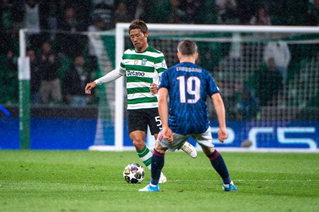 April 7, 2026, Lisbon, Lisbon, Portugal: LISBON, PORTUGAL - APRIL 07: HIDEMASA MORITA of Sporting CP is seen on action during the the UEFA Champions League 2025 26 Quarter-Final First Leg match between Sporting Clube de Portugal and Arsenal FC at Estadio Jose Alvalade on April 07, 2026 in Lisbon, Portugal. Sporting CP X Arsenal - UEFA Champions League 2025 26  - ZUMAl192 20260407_zsp_l192_026 Copyright: xMiguelxLemosx