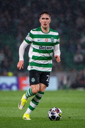 April 7, 2026, Lisbon, Lisbon, Portugal: LISBON, PORTUGAL - APRIL 07: IVAN FRESNEDA of Sporting CP is seen on action during the the UEFA Champions League 2025 26 Quarter-Final First Leg match between Sporting Clube de Portugal and Arsenal FC at Estadio Jose Alvalade on April 07, 2026 in Lisbon, Portugal. Sporting CP X Arsenal - UEFA Champions League 2025 26  - ZUMAl192 20260407_zsp_l192_032 Copyright: xMiguelxLemosx