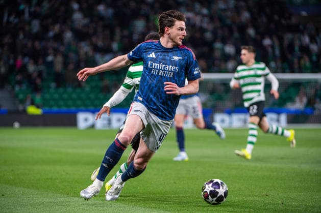 April 7, 2026, Lisbon, Lisbon, Portugal: LISBON, PORTUGAL - APRIL 07: DECLAN RICE of Arsenal is seen on action during the the UEFA Champions League 2025 26 Quarter-Final First Leg match between Sporting Clube de Portugal and Arsenal FC at Estadio Jose Alvalade on April 07, 2026 in Lisbon, Portugal. Lisbon Portugal - ZUMAl192 20260407_zsp_l192_013 Copyright: xMiguelxLemosx