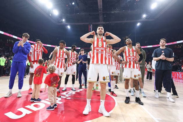 CRVENA ZVEZDA vs PARIS BASKETBALL Basketball Crvena zvezda vs Paris basketball Euroleague match at Beogradska arena, Belgrade 07.04.2026 BASKETBALL, EUROLEAGUE, CRVENA ZVEZDA, RED STAR, PARIS BASKETBALL Belgrade Belgrade arena Serbia Copyright: xIVx xMNxPressx