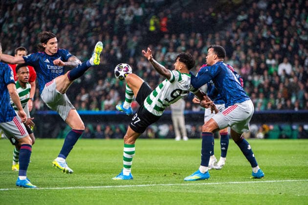 April 7, 2026, Lisbon, Lisbon, Portugal: LISBON, PORTUGAL - APRIL 07: LUIS SUAREZ of Sporting CP is seen on action during the the UEFA Champions League 2025 26 Quarter-Final First Leg match between Sporting Clube de Portugal and Arsenal FC at Estadio Jose Alvalade on April 07, 2026 in Lisbon, Portugal. Sporting CP X Arsenal - UEFA Champions League 2025 26  - ZUMAl192 20260407_zsp_l192_039 Copyright: xMiguelxLemosx