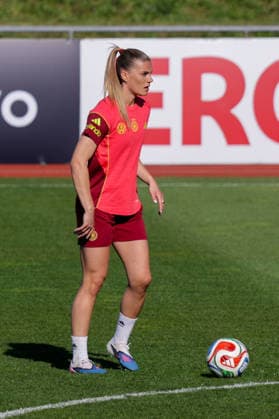 07.04.2026, xgrfx, Fussball DFB-Medientermine, Deutsche Frauennationalmannschaft - Training v.l. Selina Cerci (Deutsche Frauennationalmannschaft) (DFL DFB REGULATIONS PROHIBIT ANY USE OF PHOTOGRAPHS as IMAGE SEQUENCES and or QUASI-VIDEO) Herzogenaurach