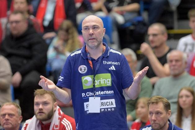 Jesper Houmark (Trainer, Coach Fredericia HK) enttaeuscht, frustriert, Emotion , GER, MT Melsungen - Fredericia HK (DEN), Handball, EHF European League Maenner, Play-Offs, Saison 2025 2026, 07.04.2026, GER, MT Melsungen - Fredericia HK, Handball, EHF Maenner, Play-Off, Saison 2025 2026, 07.04.2026 Kassel Copyright: xEibner-Pressefotox xRolandxSippelx EP_RSL