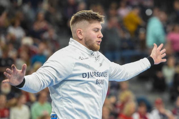 Handball I Herren I Saison 2025-2026 I EHF European League I Playoffs I Rückspiel I SG Flensburg-Handewitt - Skanderborg Aarhus Handball I 07.04.2026 Simon Sejr Jensen (1, SAH) Copyright: xLobeca JanxKirschnerx
