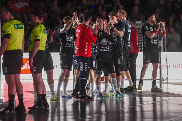 Handball I Herren I Saison 2025-2026 I EHF European League I Playoffs I Rückspiel I SG Flensburg-Handewitt - Skanderborg Aarhus Handball I 07.04.2026 Mannschaft SG Flensburg-Handewitt Copyright: xLobeca JanxKirschnerx