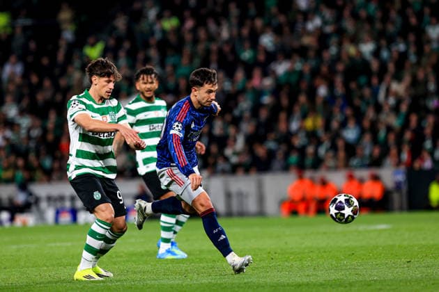 Estadio Jose Alvalde Zubimendi of Arsenal FC in action during the UEFA Champions League 2025 26 Quarter-Final First Leg match between Sporting Clube de Portugal and Arsenal FC at Estadio Jose Alvalade on April 07, 2026 in Lisbon, Portugal. Sporting Clube de Portugal vs Arsenal FC - UEFA Champions League 2025 26 (Valter Gouveia SPP)  Copyright: xValterxGouveia SPPx spp-en-VaGo-VG_L8199
