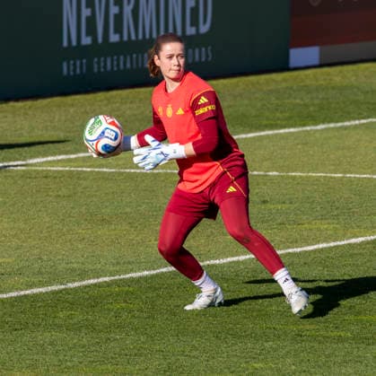 Reportage 07.04.2026 Trainingsauftakt der Deutschen Fußball Frauen-Nationalmannschaft anläßlich der WM-Qualifikationsspiele gegen Österreich mit einem öffentlichen Training im Adi-Dassler-Stadion bei adidas in Herzogenaurach Im Tor Stina Johannes Herzogenaurach Bayern Deutschland