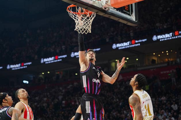 April 7, 2026, Belgrade, Central Serbia, Serbia: 202647, Belgrade, Serbia - Crvena Zvezda Meridianbet and Paris Basketball play a EuroLeague basketball game at the Belgrade Arena. CAVALIERE LEOPOLD in action. Belgrade Serbia - ZUMAd223 20260407_zip_d223_021 Copyright: xMarkoxDimicx