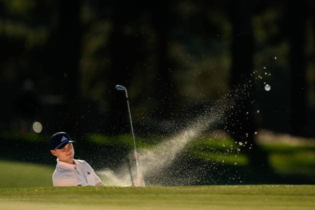 260407 Ludvig Aberg of Sweden during a practice round prior to the 2026 Masters Golf Tournament on April 7, 2026 in Augusta. Photo: Petter Arvidson BILDBYRAN kod PA PA1191 golf masters bbeng the masters augusta sverige Copyright: PETTERxARVIDSON BB260407PA130