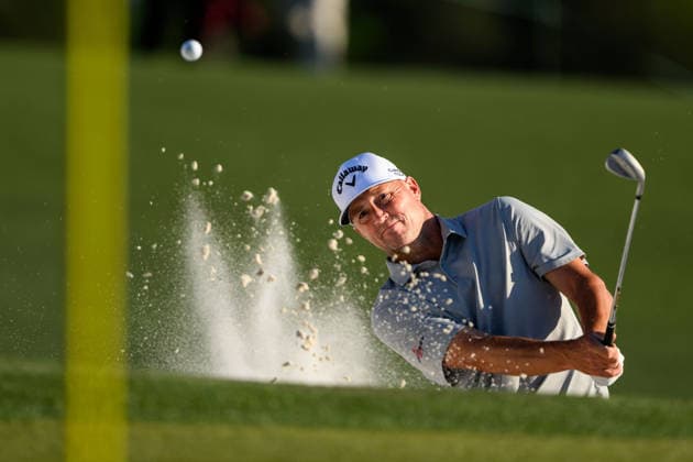 260407 Alex NorÃ n of Sweden during a practice round prior to the 2026 Masters Golf Tournament on April 7, 2026 in Augusta. Photo: Petter Arvidson BILDBYRAN kod PA PA1191 golf masters bbeng the masters augusta sverige Copyright: PETTERxARVIDSON BB260407PA146