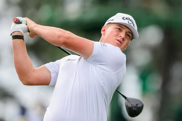 260407 Jackson Herrington of the United States during a practice round prior to the 2026 Masters Golf Tournament on April 7, 2026 in Augusta. Photo: Petter Arvidson BILDBYRAN kod PA PA1191 golf masters bbeng the masters augusta Copyright: PETTERxARVIDSON BB260407PA247