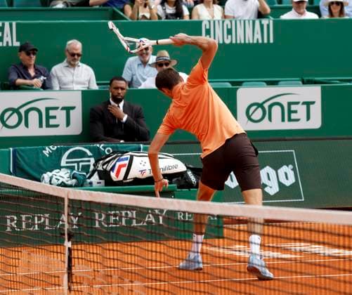 Monte-Carlo Rolex Master Tennis PHOTOPQR NICE MATIN Dylan Meiffret ; Roquebrune Cap-Martin ; 08 04 2026 ; 119e edition du Rolex Monte-Carlo Masters de Tennis. Matchs du 5e jour. ICI : Daniil Medvedev Rolex Monte-Carlo Masters at Monte-Carlo Country Club on April 7, 2026 in Monte-Carlo.