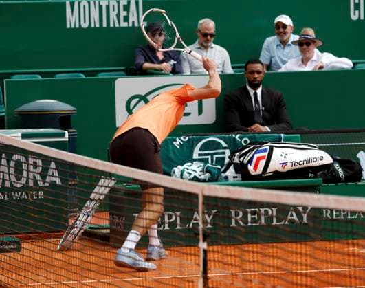 Monte-Carlo Rolex Master Tennis PHOTOPQR NICE MATIN Dylan Meiffret ; Roquebrune Cap-Martin ; 08 04 2026 ; 119e edition du Rolex Monte-Carlo Masters de Tennis. Matchs du 5e jour. ICI : Daniil Medvedev Rolex Monte-Carlo Masters at Monte-Carlo Country Club on April 7, 2026 in Monte-Carlo.