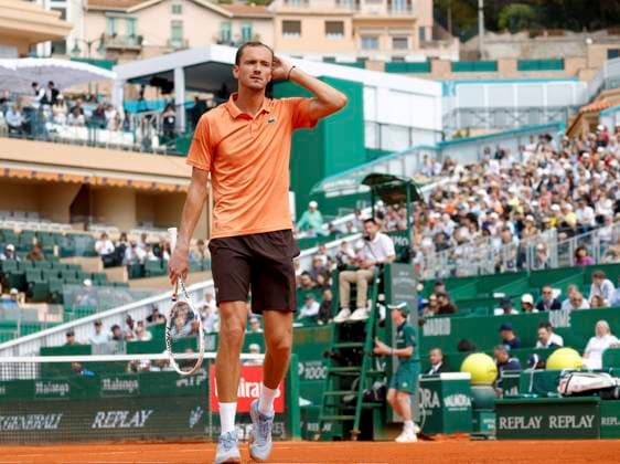 Monte-Carlo Rolex Master Tennis PHOTOPQR NICE MATIN Dylan Meiffret ; Roquebrune Cap-Martin ; 08 04 2026 ; 119e edition du Rolex Monte-Carlo Masters de Tennis. Matchs du 5e jour. ICI : Daniil Medvedev Rolex Monte-Carlo Masters at Monte-Carlo Country Club on April 8, 2026 in Monte-Carlo.Rolex Monte-Carlo Roquebrune Cap-Martin France  Copyright: xPHOTOPQR NICExMATIN MAXPPPxDylanxMeiffretx 20260408NIM8702 20260408NIM8702