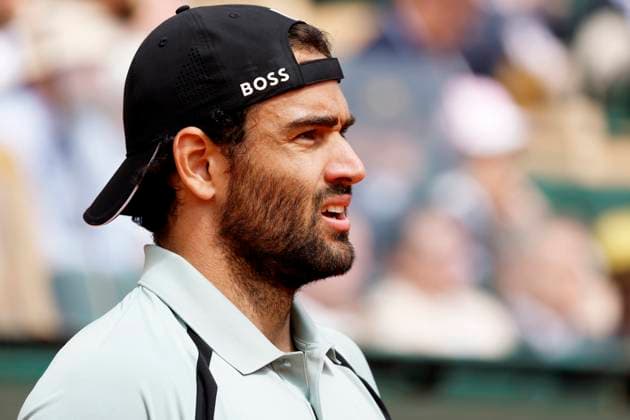 Monte-Carlo Rolex Master Tennis PHOTOPQR NICE MATIN Dylan Meiffret ; Roquebrune Cap-Martin ; 08 04 2026 ; 119e edition du Rolex Monte-Carlo Masters de Tennis. Matchs du 5e jour. ICI : Matteo Berrettini remporte son match contre Daniil Medvedev Rolex Monte-Carlo Masters at Monte-Carlo Country Club on April 8, 2026 in Monte-Carlo.Rolex Monte-Carlo Roquebrune Cap-Martin France  Copyright: xPHOTOPQR NICExMATIN MAXPPPxDylanxMeiffretx 20260408NIM8711 20260408NIM8711